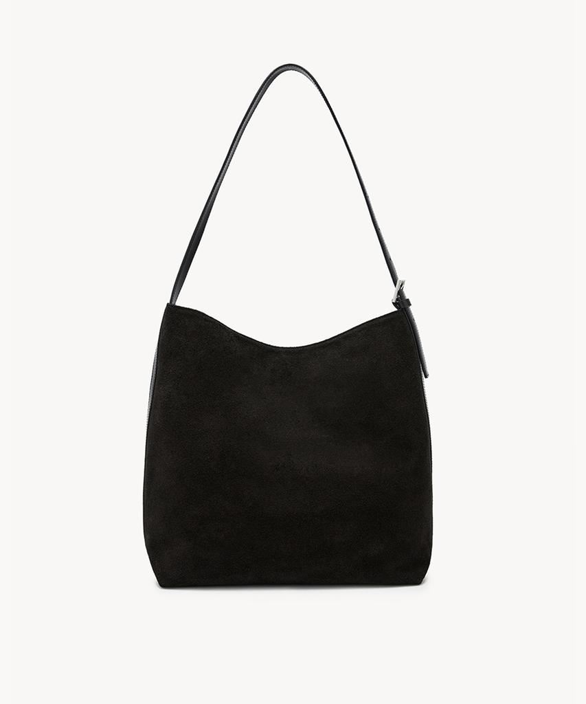 Clave Lily Suede Dark Brown Tote Bag