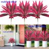 1PC Artificial Dragon Blood Tree Faux Brazilian Wood Plant Table Desktop Design for Living Room with Life-Like Green Home Decor