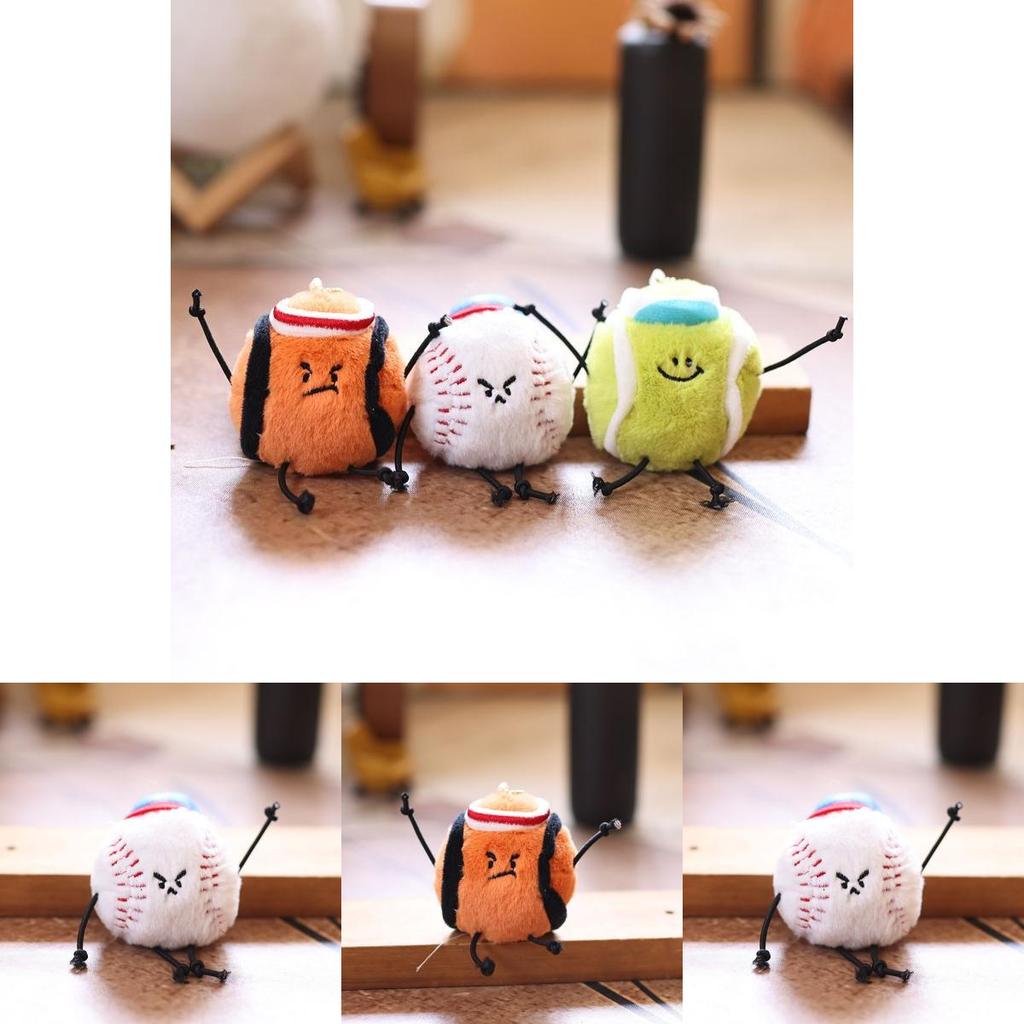 Plush Basketball Keychain With Soft Short Pile For Sports Fans And Bookbags