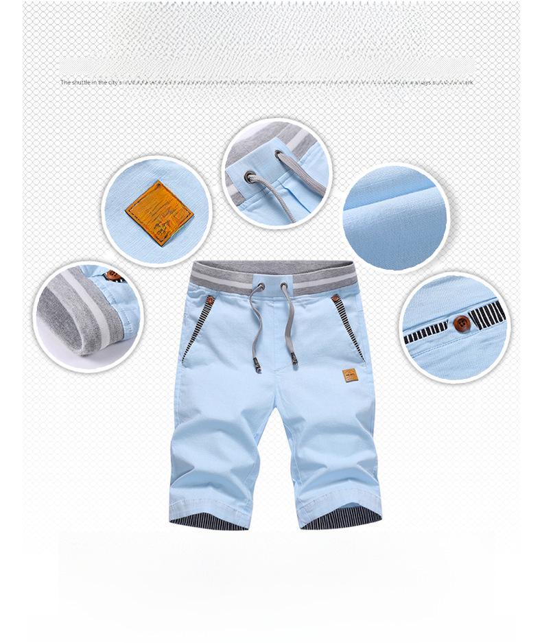 Men's Quick-Dry Cotton Beach Sports Shorts - Plus Size