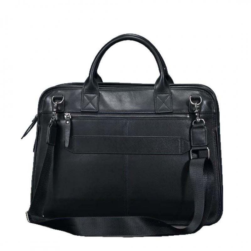 High Quality Genuine Leather Men's Simple Classic Computer Bag Office Large Capacity Business Portable Handbag