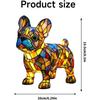 Dachshund Lamps - Retro Dogs Stained Resin Tabletop Night Light, Dog Series Art Night Light, 3D Cute Pet Dogs Themed Lamp Stained Glass LED