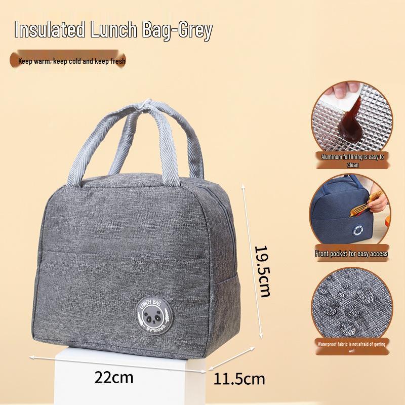 Insulated Waterproof Bento Lunch Tote with Thick Aluminum Foil - Free Shipping