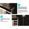 220V / 50Hz Bathroom Fittings Electric Heated Towel Rack Stainless Steel Sterilizing Smart Towel Dryer 70W