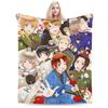 Super Soft Hetalia Axis Powers Anime Throw Blanket Premium Flannel Fleece Lightweight Blanket Cozy Plush Blankets All Season Use