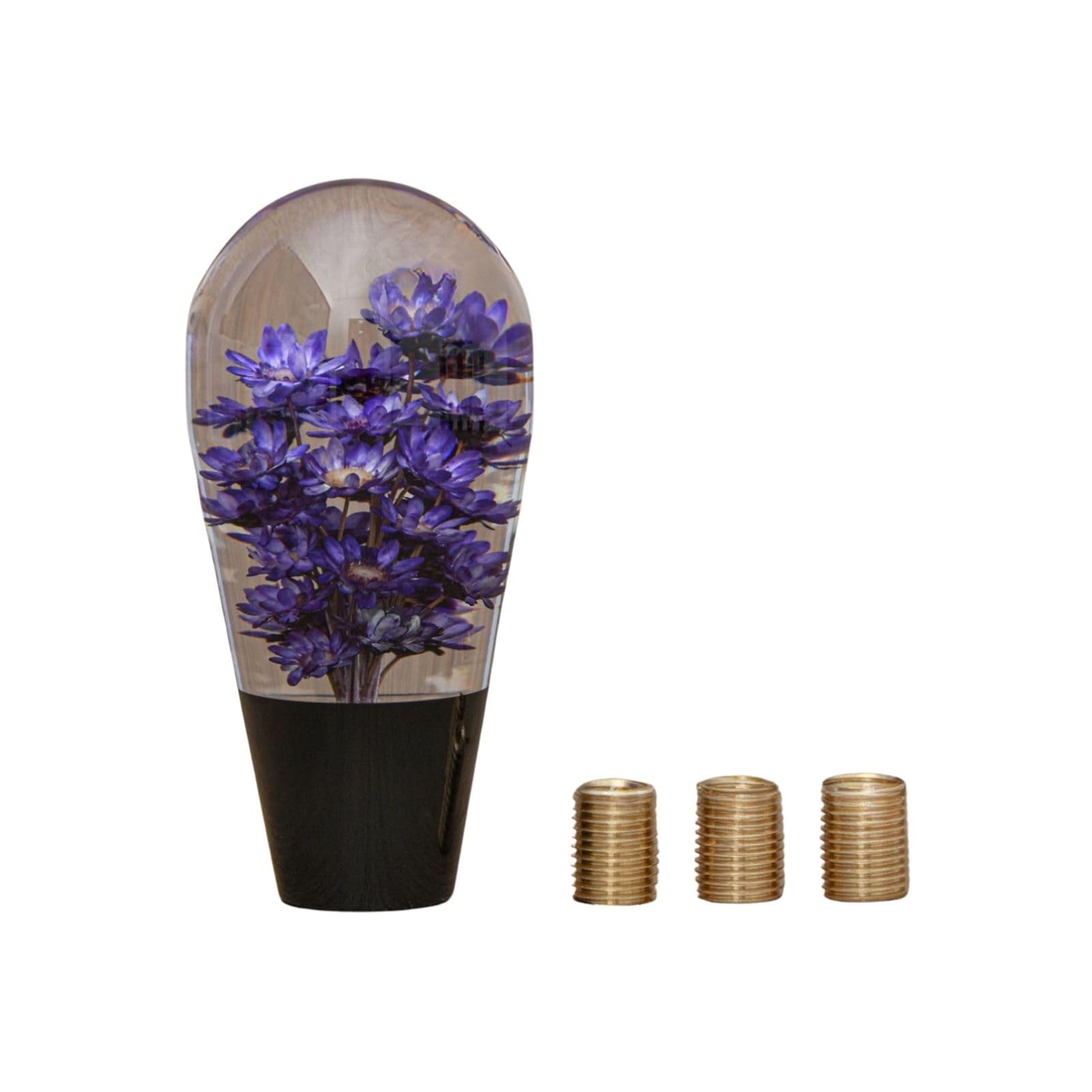 

SCGEHA Crystal Vase Universal Fit for Sports and Other Perfect for Underwater Stylish Compact Design with Adapter Knob, Acrylic, AT/MT Trucks, Cars, фиолетовый