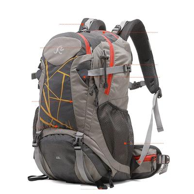 2024 Neuer Outdoor-Bergsteigerrucksack für Fernwanderungen mit Anti-Wasser-Tau-Lastreduzierung und Rückenschutz