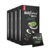 Manforce High Kiwi Paan Flavoured Condoms for Men| 10 Count| Ultra Thin| Lubricated Latex Condoms For Her Enhanced Pleasure X Pack of 4