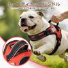 SuplutuX Dog Harness Suitable for and Large Gentle On the Adjustable Mesh Easy To Put On and Take with Auxiliary Reflective Material for Nighttime