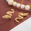 1 Pcs 925 Sterling Silver No-piecing Zircon Dragon Clip Earring For Women Girls Fake Ear Cuff Jewelry Brincos Bijoux Femme