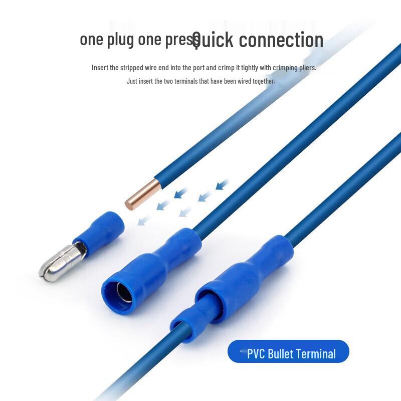 KUICC PVC Bullet Butt Wire Connectors