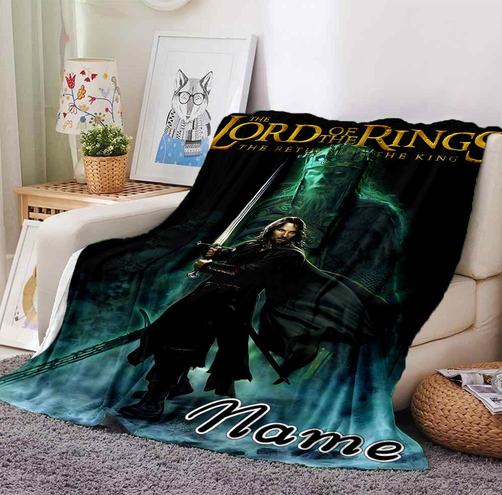Custom Name Journey Courage Flannel Blanket Throw Blanket Soft Warm Sofa Bed home Decor Unique Gift