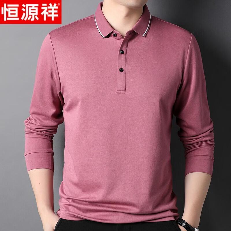 

Men s Long-Sleeve Business Casual Polo Shirt 50/L