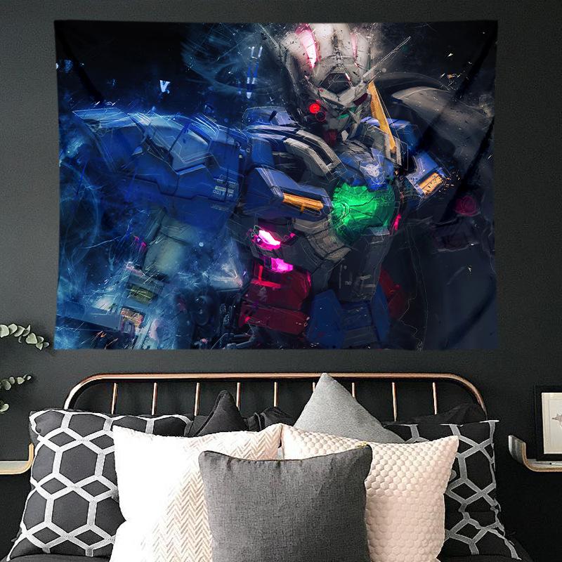 Mobile Suit Gundam Hanging Cloth Anime Background Cloth Bedroom Dormitory Decoration Cloth Wall Cloth Hanging Blanket