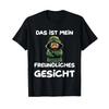 This Is My Friendly Face Duck T Shirt Black Vintage Top For Everyday Wear Unisex Soft Homme Breathable Slightly