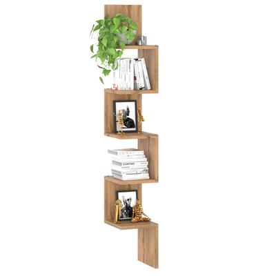 Wotan Corner Wall Hanging Bookshelf For Toys Loft
