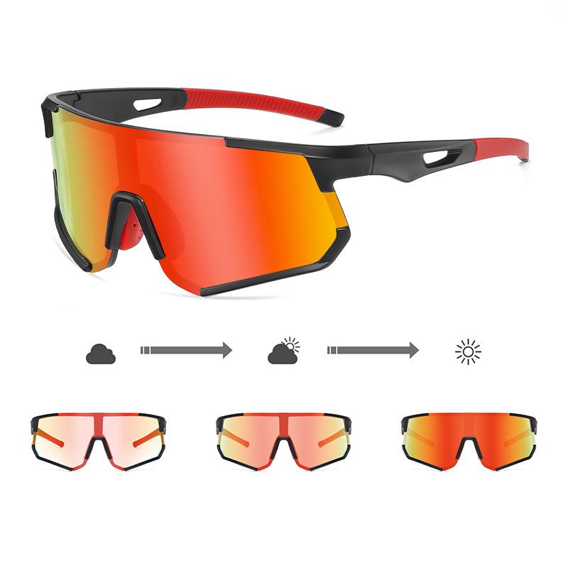 New Style Cross-Border Outdoor Cycling & Myopia-Compatible Large Frame Sports Sunglasses 3112