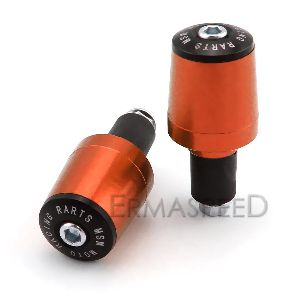 7/8'' Motorcycle Handle Bar Ends Grip Aluminum Handlebar Grips Cap Anti Vibration Slider Plug Dirt Bike Motocross
