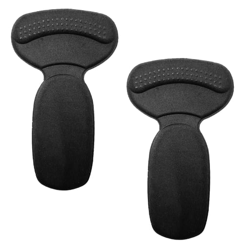 

PAVIKE Т-образные накладки для обуви против скольжения, набор из 4 штук (2 пары), Черный, Противоскользящий, Регулировка размера обуви, Лента для предотвращения скольжения обуви, Предотвращение скольжения обуви