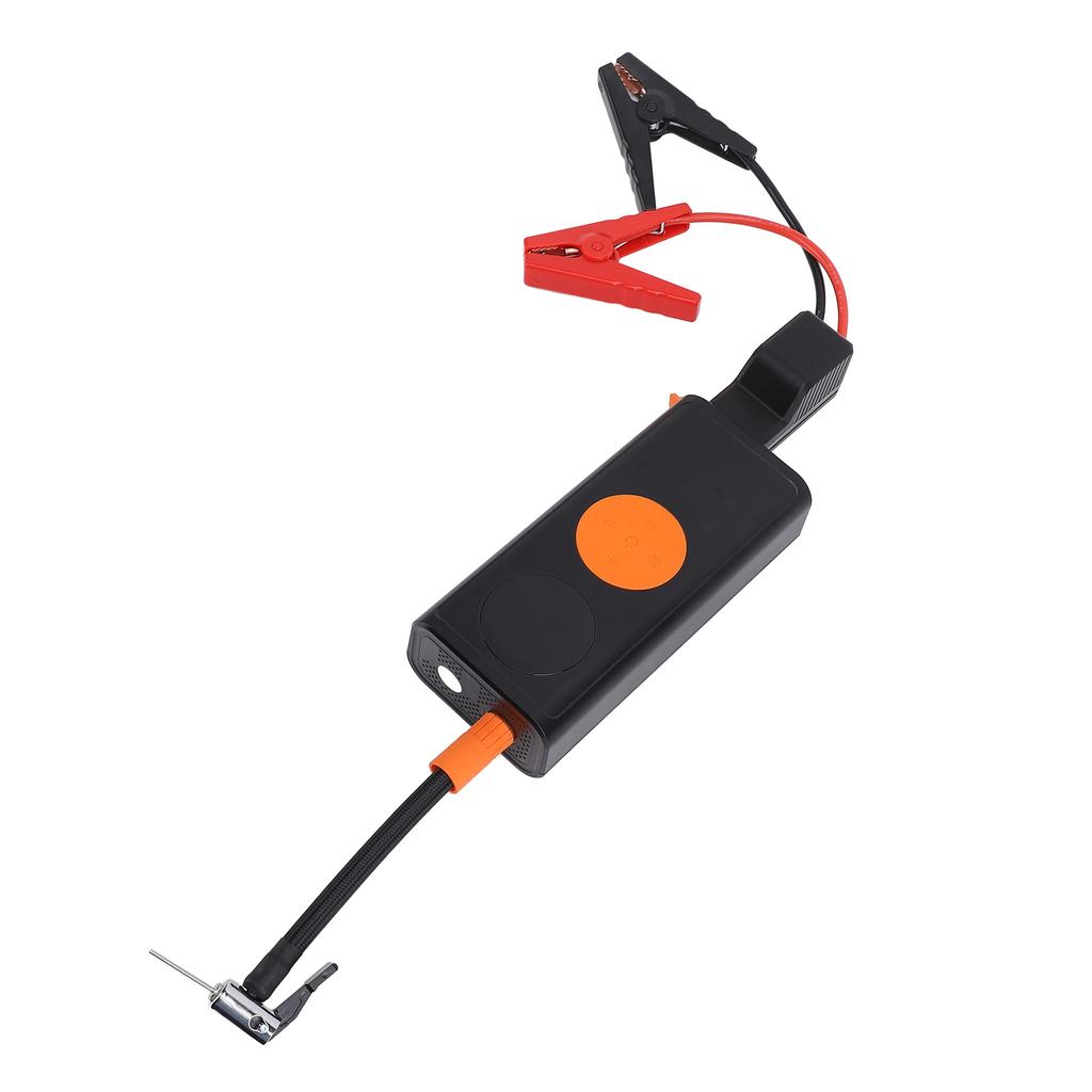 Cordless Air Pump Digital Display Portable Inflator with Emergency Lighting for Bike Motorcycle Car 