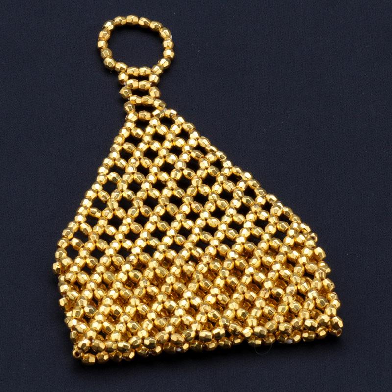 Chic European Beaded Finger Ring Bracelet for Women