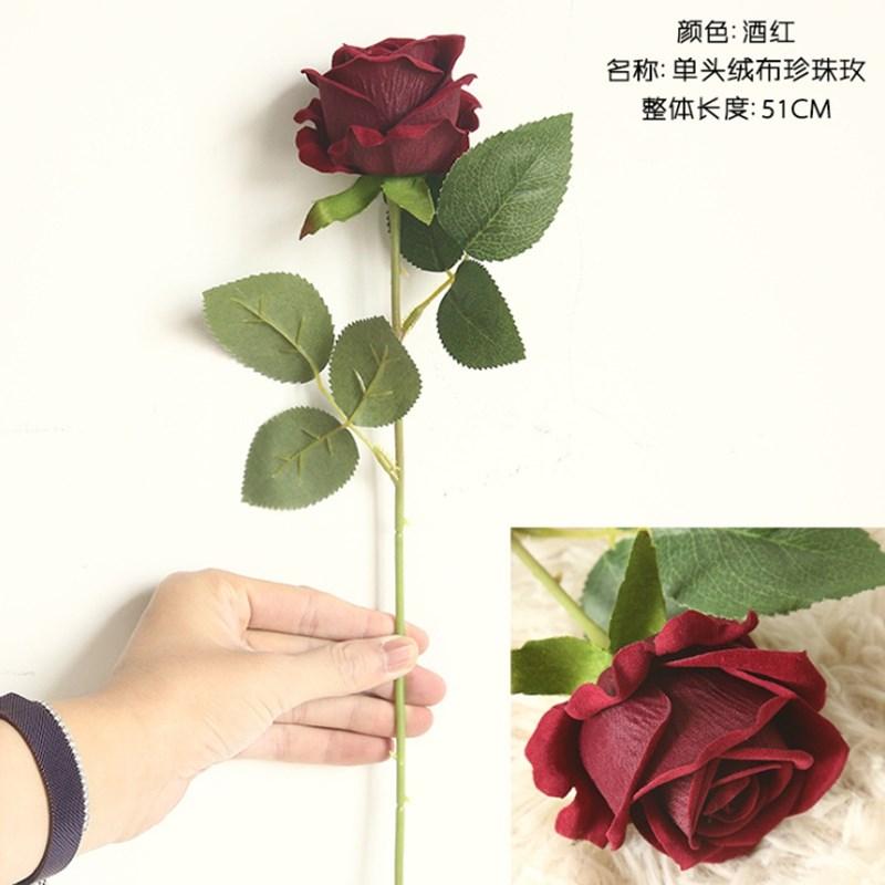 Artificial Flowers Silk Roses Festival Home Vase Decor Wedding Bridal Bouquet Outdoor Garden Bonsai Arch Holiday Party Diy Gifts