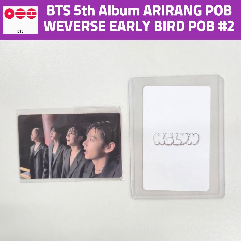 BTS ARIRANG Album POB Vorteil Fotokarte Offizielles Geschäft Geschenk Auswahl WEVERSE EARLYBIRD POB#2