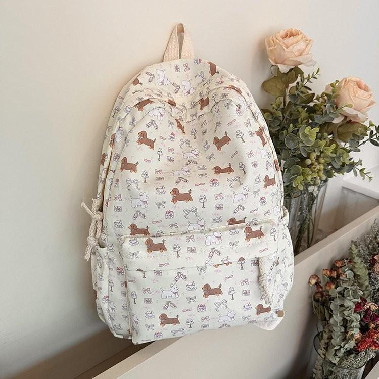 IELGY Simple Cute All-Match Gentle Backpack