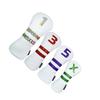 4pcs PU Leather Golf Headcover Wood Guard Sleeve Long Neck Club Head Cover -