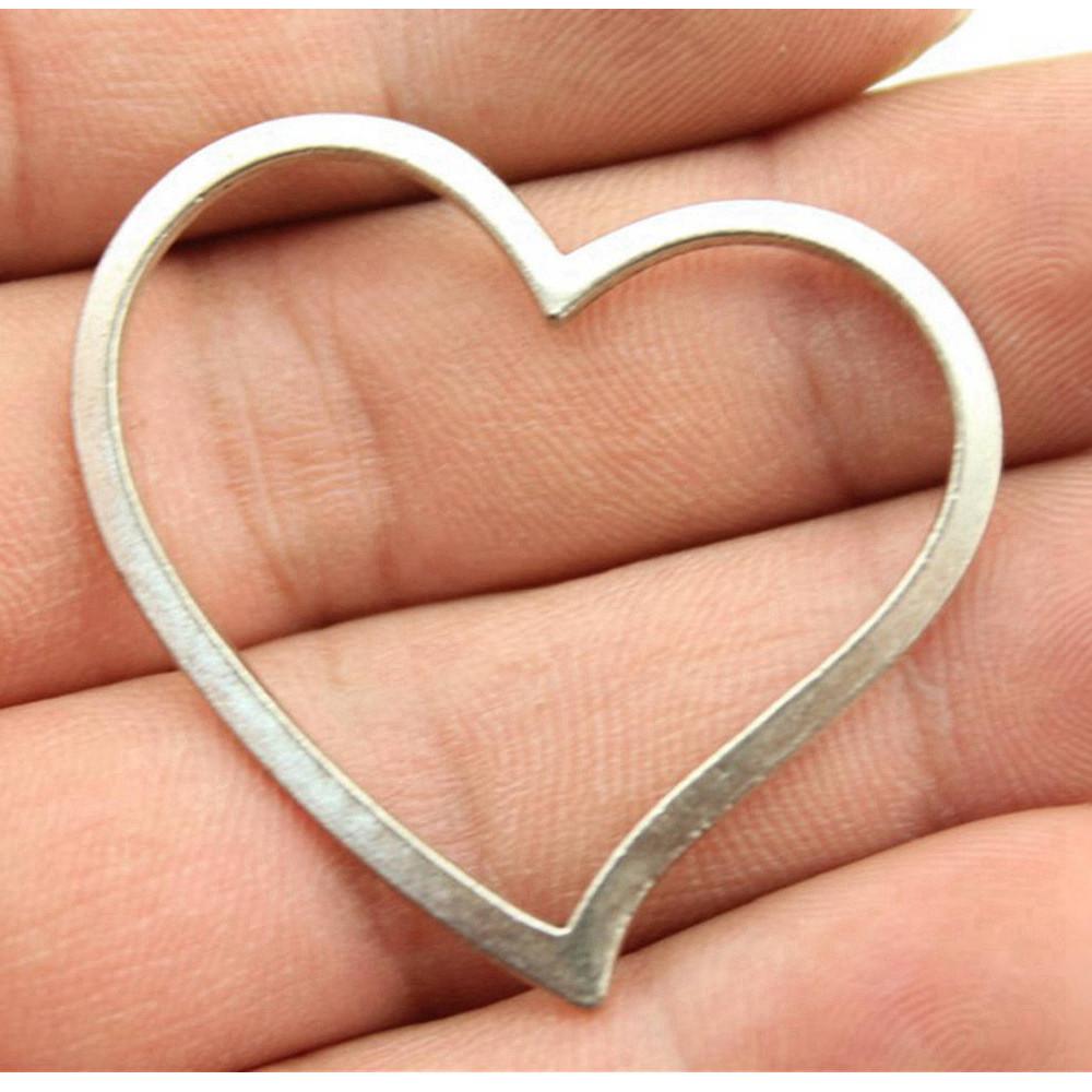 Heart Connectors Love Symbol Antique Bronze Zinc Alloy Jewelry Making DIY Jewelry Making Style Pendant Connectors