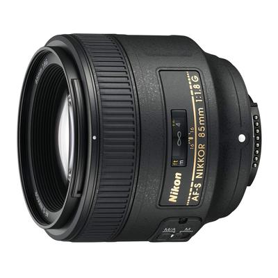 Nikon Obiettivo a fuoco singolo NIKKOR 85mm full size compatibile AF-S f/1.8G