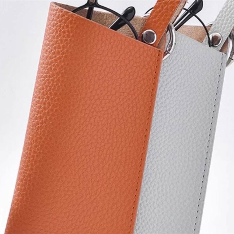 Portable Hanging Glasses Storage Bag Lightweight PVC Design Waterproof Protective Case With Soft Lining For Eyewears Care