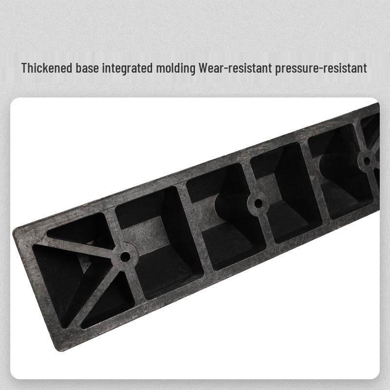 Heavy-Duty Rubber Wheel Chock Parking Stop