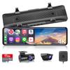 NZACE 2025 Upgrade Edition Dash Cam with CarPlay Android Auto Split Separate Front Power Adjustable Reverse Parking Rotating Front LED Signal Digital
