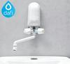 Dafi instantaneous water heater with white tap 5.5 kW, above the sink