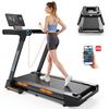 Tapis Roulant Pieghevole Formill FT71, 1–16 km/h, Bluetooth e App, Display LED, Inclinazione Automatica 24%, Carico Massimo 150Kg