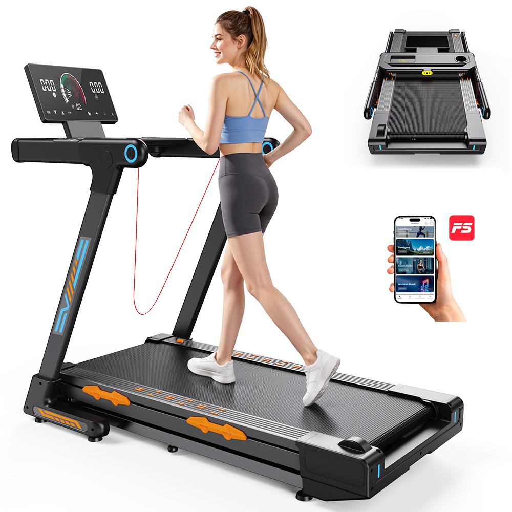 Formill FT71 Foldable Treadmill, 1–16 Km/h, Bluetooth And App, LED Display, 24% Automatic Incline, Max Load 150Kg
