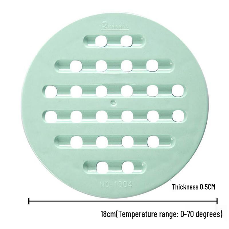 Tea Flower Round Heat Insulation Mats (2-Pack)