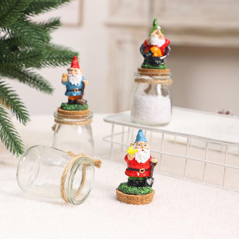 Santa Claus Sealing Jar for Food Storage Airtight Christmas Container for Candy Cookies Snacks Kitchen Storage To Keep Food
