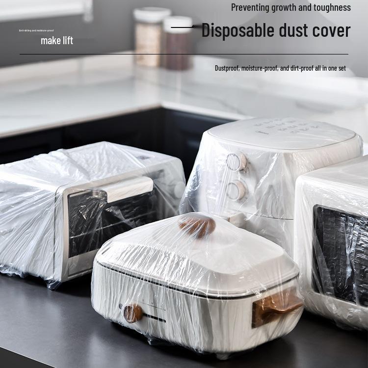 Universal Disposable Transparent Dust Cover for Kitchen Appliances