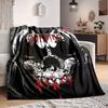 1 Stück Kiss Zombies, Horror-Decke Weiche Ganzjahres-Kuscheldecke mit lebendigem Design, Perfekt für Zuhause, Reisen und Geschenke, Ideal für Nickerchen und Camping
