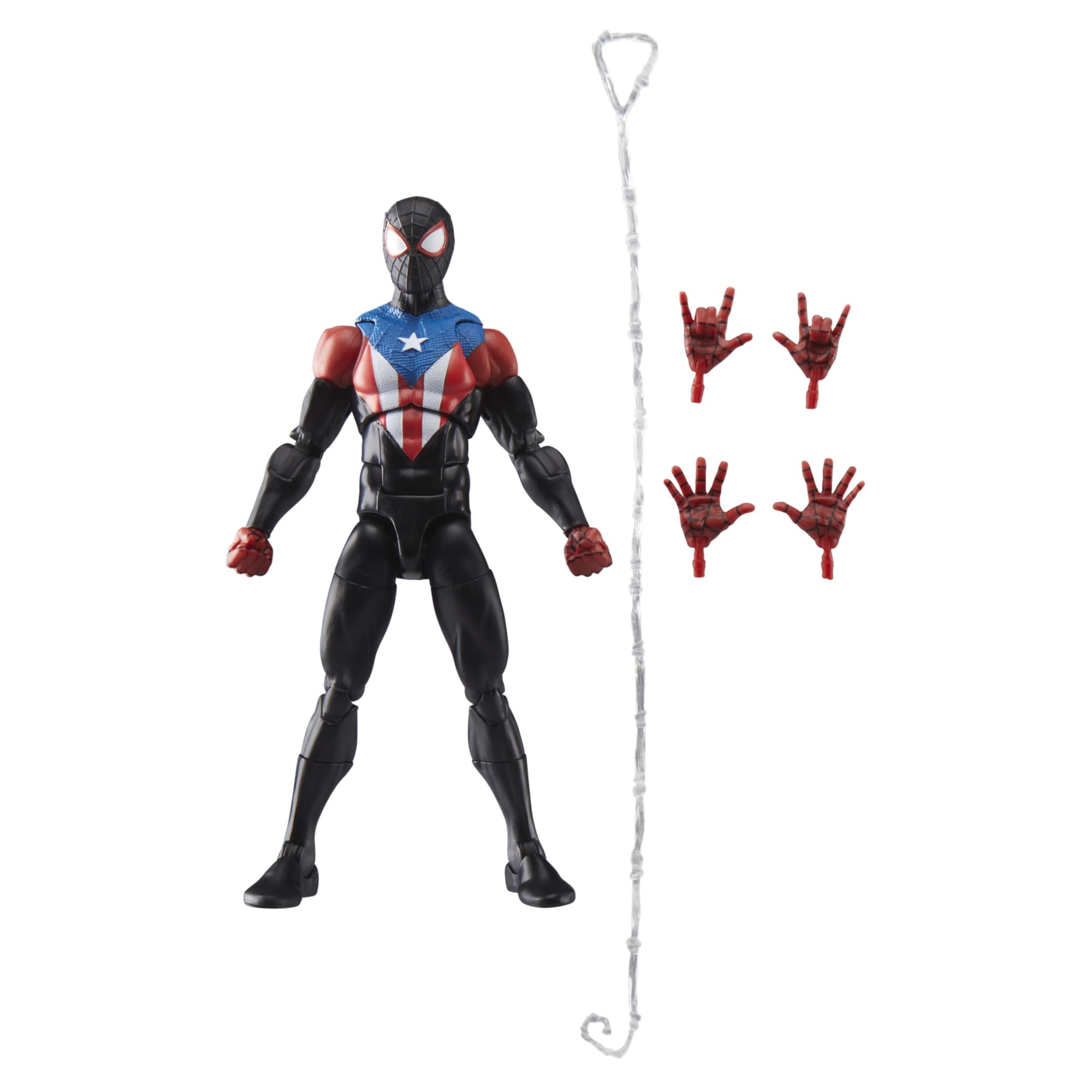

Hasbro Marvel Legends Series Gamerverse Майлз Моралес Пуболикуа коллекционная 15 см фигурка по мотивам видеоигры G0836 Authentic Suit,