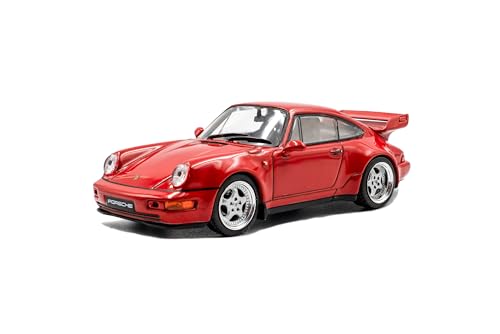 Solido 1/43 Scale Porsche 911 (964) RS 3.8 1994 Red S4316901 [Parallel Import]