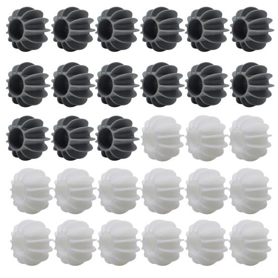 30Pcs Laundry Care Ball Spherical Design Soft Silicone No Harm to Clothes Anti-tangle Laundry Washing Aid