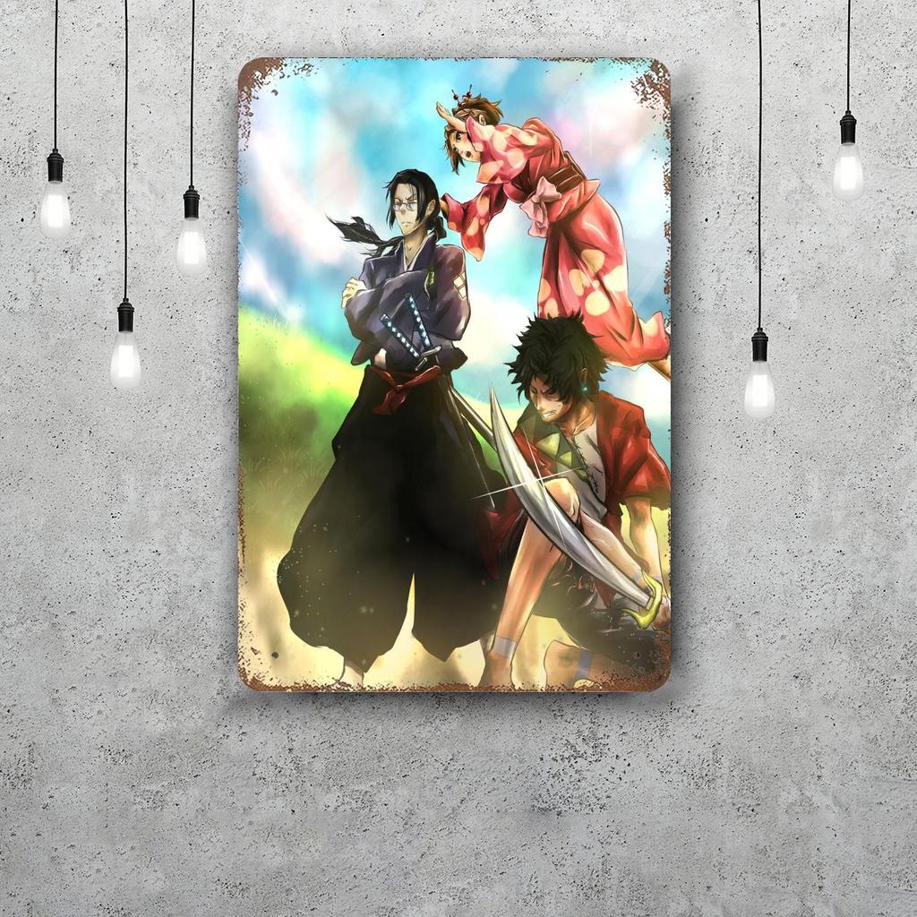 samurai champloo Decor Vintage Metal Signs Tin Signs Captain Poster Decor for Bar Pub Club Man Cave Wall Decoration