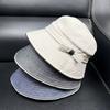 New Quality Summer Ins Sunscreen Small Edge Bucket Hat Travel Small Basin Hat Foldable Sun Hat