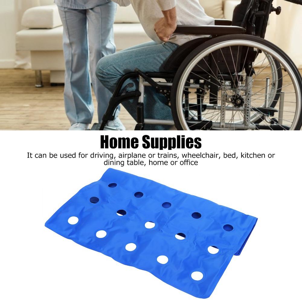 PVC Inflatable Seat Cushion Blue Wheelchair Cushion Durable Travel Seat Cushion  Stadium Seating