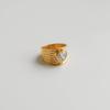Zoena Line Heart Ring