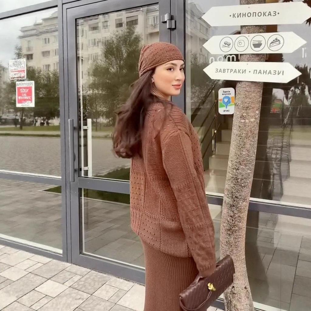 Autumn Winter Knit Sweater & Skirt Set: Women's Casual Loose Fit Two-Piece