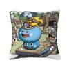 D-Dragon Quest Slime Pillow Case Cushion Cover Square Custom Diy Pillow Cover Fashion Pillowcases For Living Room Chair